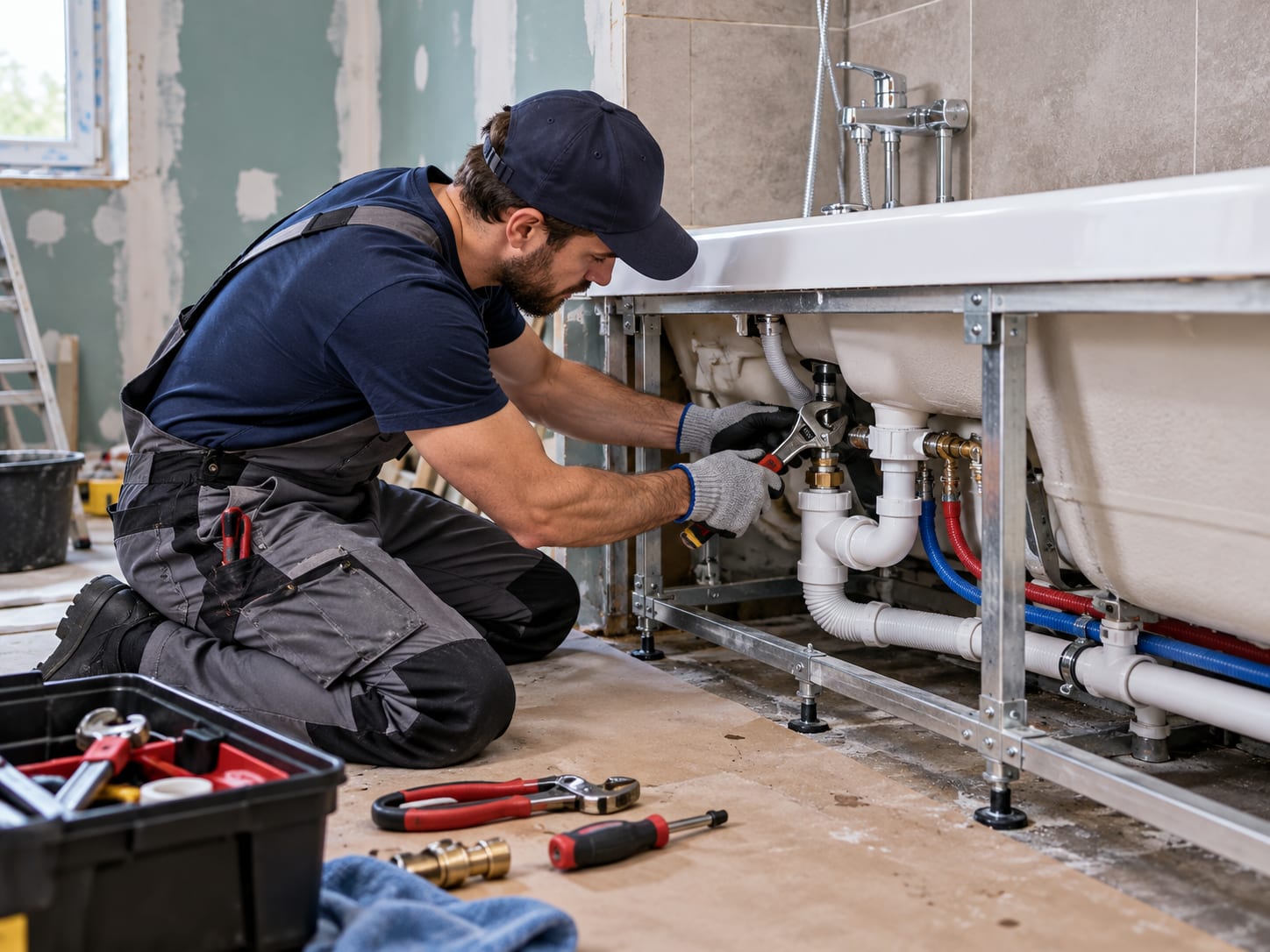Plumbing work, 2 of 6