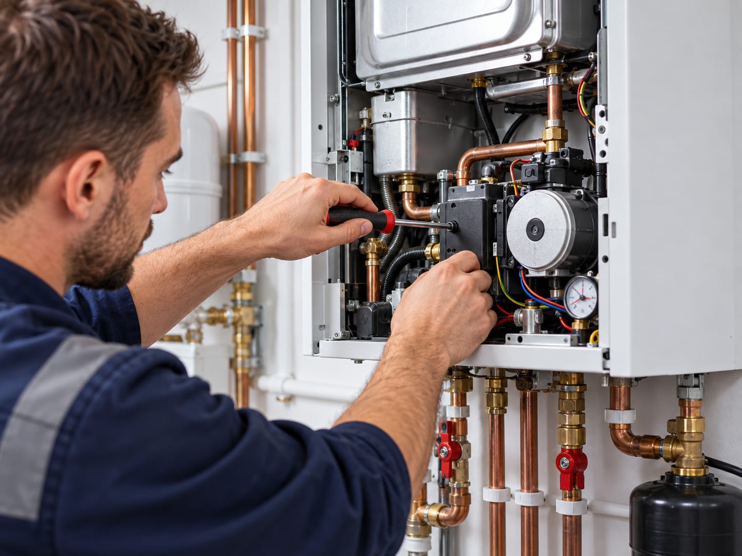 Plumbing work, 1 of 6