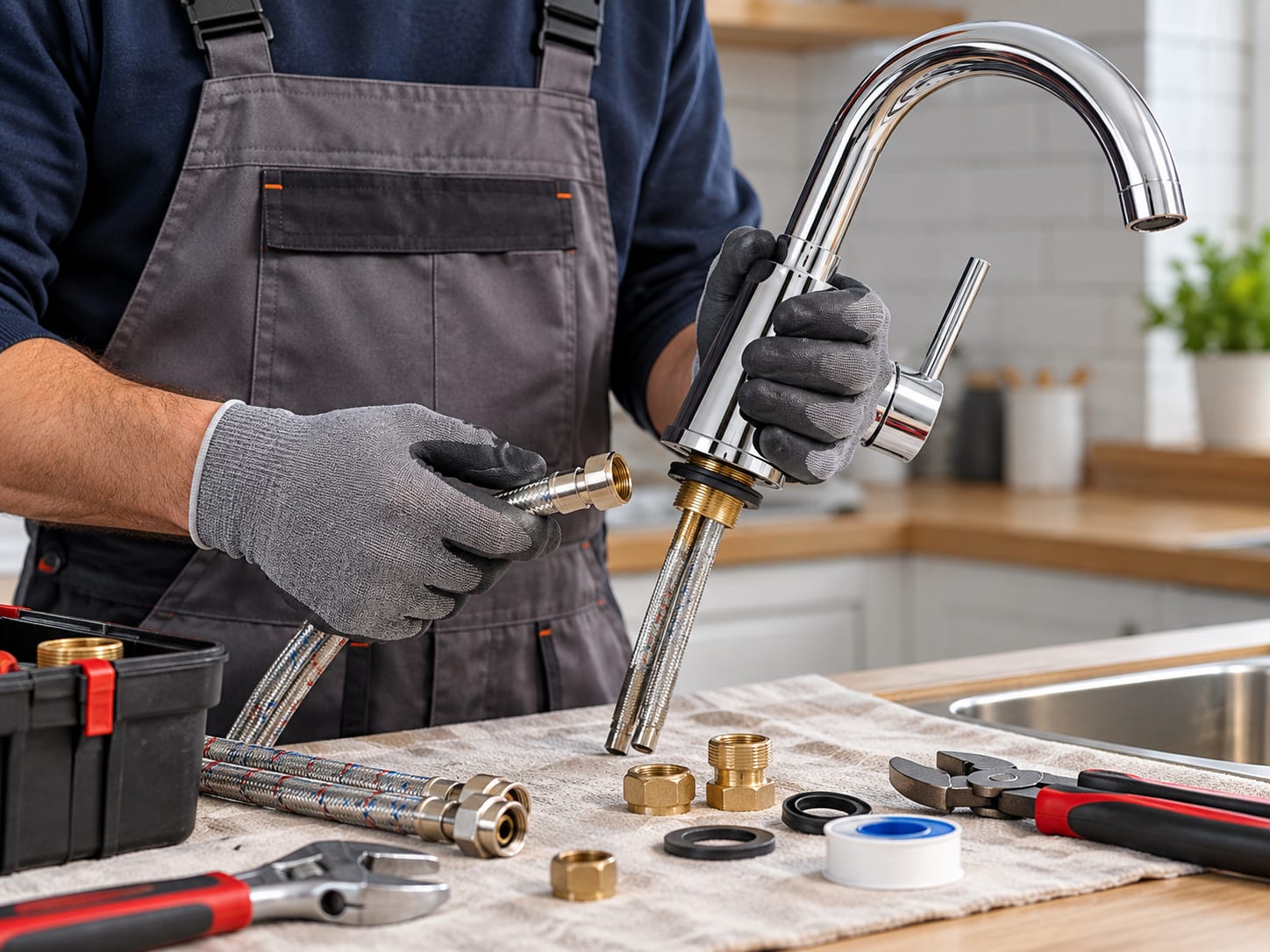 Plumbing work, 3 of 6